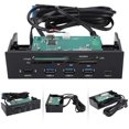 thumbnail image 2 of 5.25inches Multifunction Computer Front Panel USB 3.0 PC Internal Card Reader PC Dashboard, Support M2, MSO, SD, MS,, 2 of 5