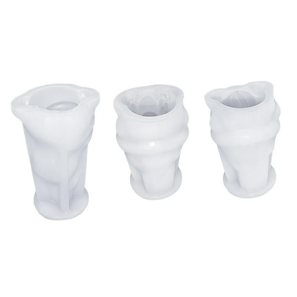 Matsuzay 3 uds Gel de sílice DIY Gnomo de Pascua molde de fundición de silicona conjunto figuras de gnomo molde de silicona enano de Pascua Kits para hacer velas