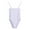 White-04, variant on REALiKUN Sexy One Piece Bathing Suit for Women High Cut Square Neck Sleeveless Bodysuits Swimsuit
