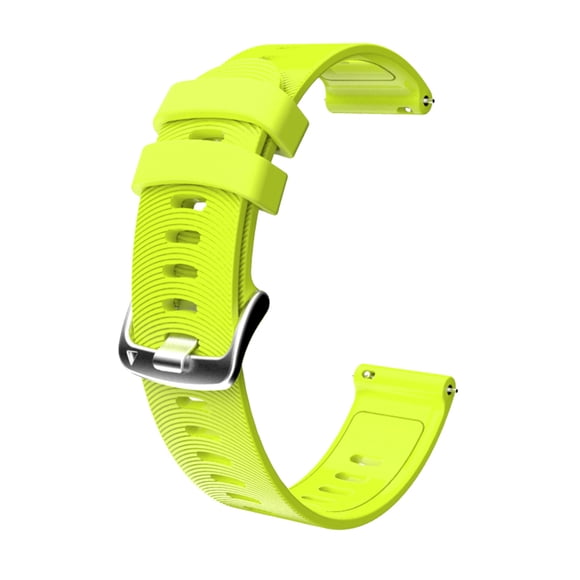 Correa de reloj de silicona deportiva Pulsera de fitness Reemplazo de correa de silicona para Garmin / HUAWEI / Samsung 20 mm, Verde Vogacara EL2640-07