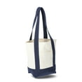 thumbnail image 3 of No Boundaries Mini Canvas Tote, Navy, Women's, 3 of 4
