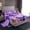 Purple B, variant on Homewish Halloween ABC Print A Bed Sheets,Personalized Monogrammed Gifts Full Size Sheets,4 Pieces,1 Flat Sheet,1 Fitted Sheet and 2 Pillowcases