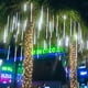 thumbnail image 5 of Luces LED de lluvia de meteoritos, cadena de luces impermeables con forma de gota de lluvia para decoración navideña, para fiestas y calles, 5 of 5