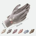 thumbnail image 3 of Women's Gloves Mittens Women'S Winter Warm Touching Screen Gloves Womens Thermal Cable Knit Glove For Cold Weather, Women's Accessories Gloves Mittens, 3 of 9