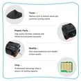 thumbnail image 2 of Compatible Toner Replacement for HP 05X CE505X for Laserjet P2055 P2055d P2055dn P2055x 2053 2054 2055 2056 2057 P2050 Printer Ink Black, 8-Pack, 2 of 8