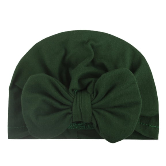 RMGVDSD Baby Girls Hats Toddler Baby Boys Girls Cap Beanie Solid Cotton Bowknot Elastics Turban Hat Baby Nursery Caps