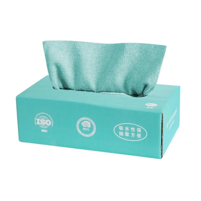 Chiffons de Cuisine Jetables Épaissis pour un Nettoyage Facile, Lavables et Réutilisables, Utilisation Sèche et Humide, Lot de 20
