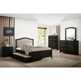 thumbnail image 3 of Furniture of America Lorvyn Wood 2-Piece Full Bedroom Set in Dark Gray, 3 of 4