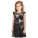 thumbnail image 1 of Fotbe Vintage Dog Illustration Vestido de Dormir para Niñas de 3 a 10 Años, Mangas Cortas, Estilo Princesa, Pijama Camisón con Mangas Voladas-Small, 1 of 6