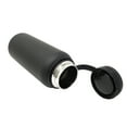 thumbnail image 6 of 32 oz Double Wall 18/8 Pro-Grade Stainless Vacuum Sealed Big Mouth Water Bottle with Leak-Proof Black Stay-On Cap | Great For Alkaline Water Storage - Black, 6 of 8