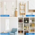 thumbnail image 2 of Spring Tension Curtain Rods Short Tension Rod (White,8" to 12"-2Pcs), 2 of 9