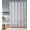 White, variant on WARM HOME DESIGNS 84 Inch White Gothic Vintage Shower Curtain with Black Valance. SH White-Black 84