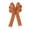 Orange, Burgundy, Gold, variant on 2Pcs Fall Thanksgiving Halloween Wreath Bow, Large Pre-Tied Checkered Ribbon Swag Bow for Front Door, Indoor Living Room, Outdoor Courtyard Decoration, Autumn Holiday Ornament for Home, Porch, Mantel