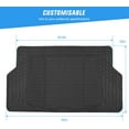 Nilight Rubber Cargo Mats for Cars Trucks SUVs,Universal Trim to fit