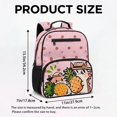 thumbnail image 7 of Pzuqiu Pineapple Axolotl Lightweight Toddler Girls Backpack with Water Bottle Holder Toddler Book Bag With Front Pocket Comfortable Lightweight School Shoulder Bag for Preschool, 7 of 7