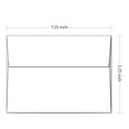 thumbnail image 2 of A7 Printable White Envelopes 5X7 250 Pack - Quick Self Seal,for 5x7 Cards, Photos, Graduation, Baby Shower, 5.25 x 7.25 inches, 2 of 6