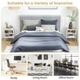 thumbnail image 5 of Costway 1 PCS Home Nightstand 3-Tier Storage Table with Open Shelf Heavy-duty Metal Frame, 5 of 9