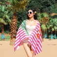 thumbnail image 3 of Beach Towel, Microfiber Sand Free Beach Towel, Lightweight, Quick Dry(59" x 27.5") for Adults,Men,Women,Kids Swimming, Sports, Beach, Fitness room,Outdoor Traveling on Vacation, 3 of 6
