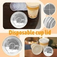 thumbnail image 2 of Seallock 16Oz Commercial Disposable Cup Lids 50-Piece Pack, Spill-Proof One-Second Closure, Food-Grade Pp Deformable Elastic Locking Edge Compatible With 8.5-9.3Cm Cups For Hot, 2 of 6