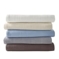 thumbnail image 2 of Eddie Bauer Herringbone Blanket Color: White Size: TWIN, 2 of 5