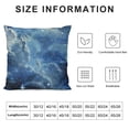 thumbnail image 5 of PHYHOO Throw Pillow Cushion Cover, Blue in Night Sky Image Stars Fog, Decorative Square Accent Pillow Case, Dark Blue Pale Blue White, 5 of 5