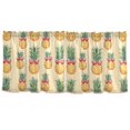 thumbnail image 7 of Yayeee Kitchen Curtains Set of 2 Light Filtering 57"x36" Over Sink Window Panels, Sunshine Pineapples, 7 of 7