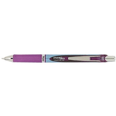 Pentel EnerGel RTX Roller Ball Retractable Gel Pen, Needle Tip, Violet Ink, Medium Point Pentel 3PACK, LRN7-V EnerGel Refills, 0.7 mm Medium Needle Tip, Violet 4PACK