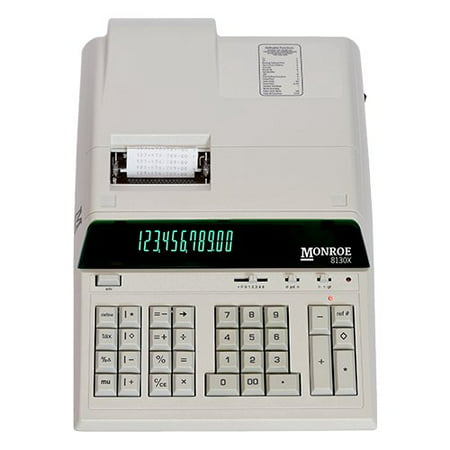 Monroe Systems 8130X Ivory Printing Calculator and Adding Machine for Accounting, Finance and Business / Heavy (Best Calculator For Accounting And Finance)