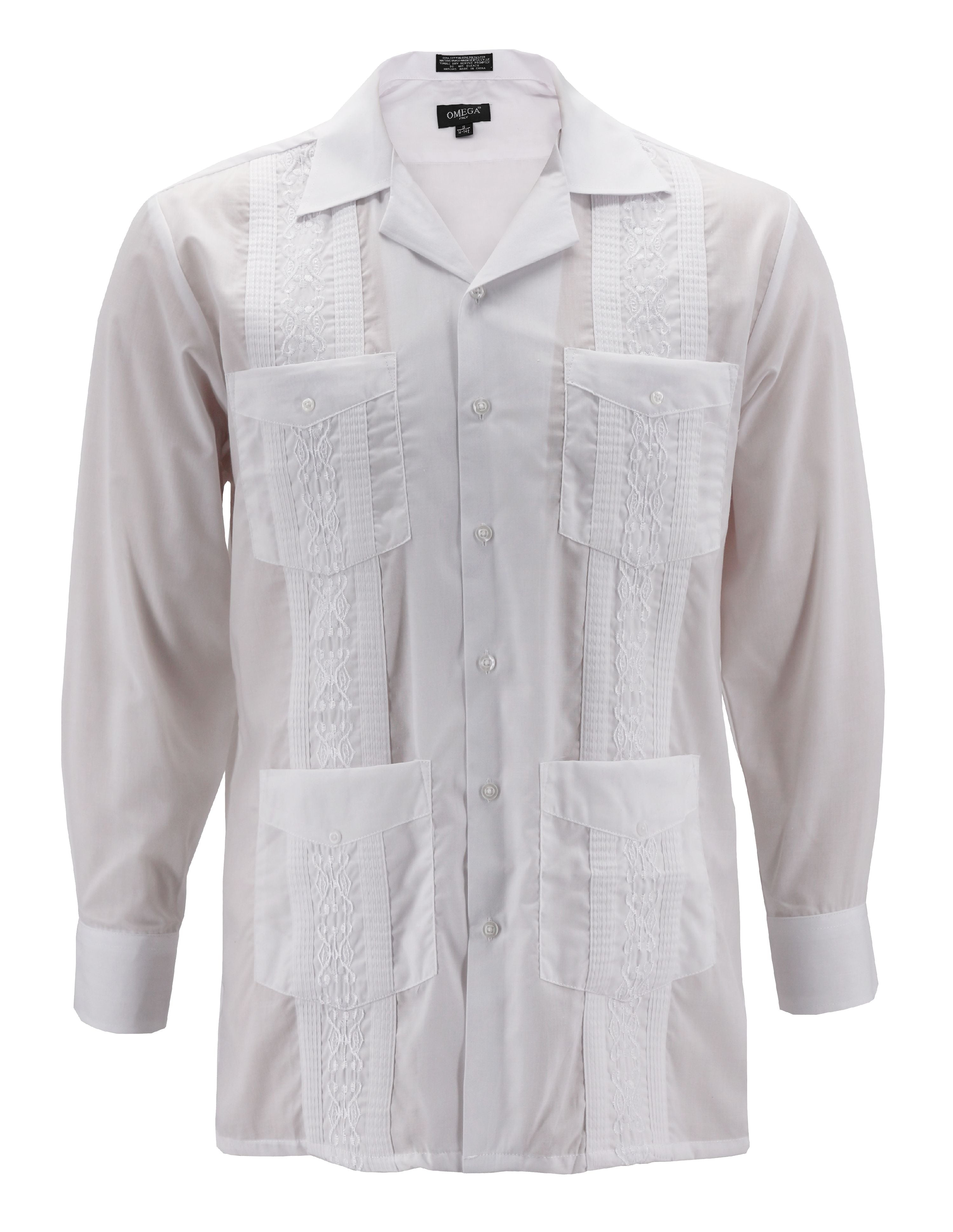 mens embroidered dress shirts