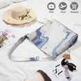 thumbnail image 2 of Canvas Aesthetic Tote Bag for Shopping Enthusiasts Fashionistas Cute Fashion Crossbody Handbag Casual Tote with Zipper Tote Reusable Bags,marble Modern Geometric Flowers Abstract Women's Retro Large S, 2 of 5