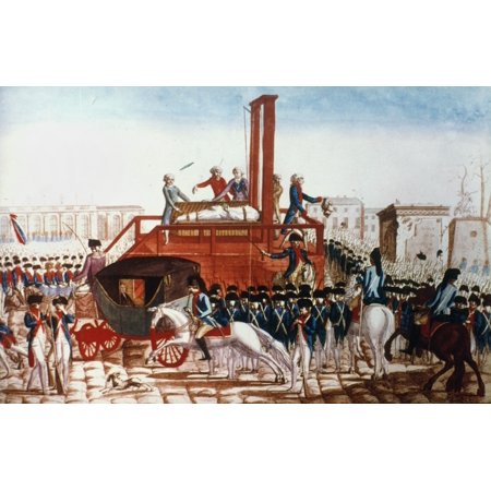 Louis Xvi Execution Nthe Execution Of King Louis Xvi Of France 21 January 1793 Contemporary ...