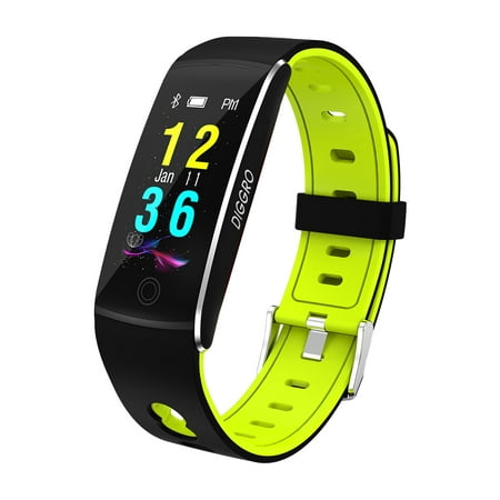 Diggro Fitness Tracker，F10 Smart Watch Waterproof Pedometer Activity Bluetooth Wristband with Sleep Monitor Sports Bracelet Calories Track Call/SMS Remind for iOS & Android Smart Phone(Green