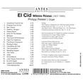 thumbnail image 2 of Rozsa / Pelster,Philipp - El Cid - Music & Performance - CD, 2 of 2