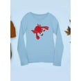thumbnail image 3 of Red Crab Long Sleeve Toddler -Image by Shutterstock,  5 Toddler, 3 of 4