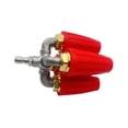 thumbnail image 3 of koolsoo High Pressure Rotating Spray Nozzle Rotating Spray Head for Garden Cleaning Red, 3 of 9