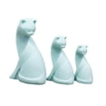 thumbnail image 3 of Conjunto de colección de figuras de gatos pequeños Adorno Figura de gato en miniatura Coleccionable para Azul, 3 of 9
