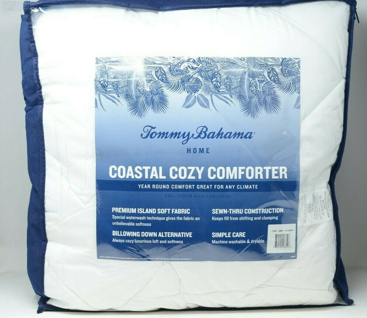 Tommy Bahama Waterwashed Full Queen Down Alternative Comforter Walmartcom Walmartcom