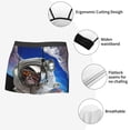 thumbnail image 6 of Disketp Astronaut In Outer Space Men'S Boxer Briefs,Soft And Breathable Cotton Underwear With Comfortflex Waistband, 6 of 9