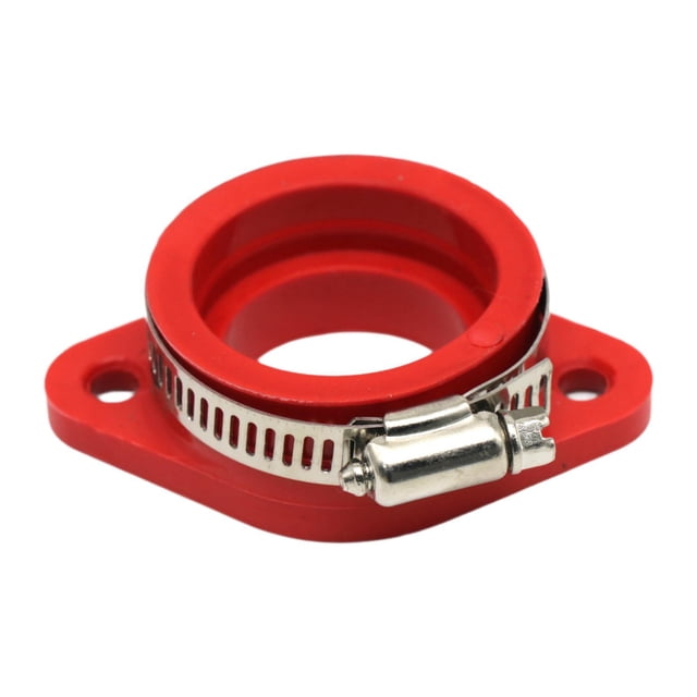 Interfaz del colector de admisión del carburador Accesorio de tubo de entrada Reemplazo de cross Rojo 30mm