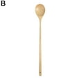thumbnail image 6 of QHUDLV Wooden Long Handle Spoon Korean Long Spoons Spoons Tableware Wooden Mixing Cooking Cooking Natural, 6 of 7