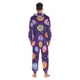 thumbnail image 4 of FORMRS Onesies Pajama for Adults Unisex Hoodie Winter Jumpsuit One Piece Sleepwear, Sizes S-2XL, Candy Cosmic Swirls, 4 of 7