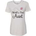 thumbnail image 3 of Inktastic World's Best Aunt Women's T-Shirt, 3 of 5