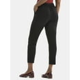 thumbnail image 2 of Time and Tru Women's Tapered Pull on Pants, 27" Inseam, Sizes XS-XXXL, 2 of 4