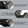 thumbnail image 4 of WIFKLSIIPG Support d'Outils - Acier Inoxydable 304 Empêche les Porte-Balai de Rouiller - Effet de Serrage Fiable Grâce aux Roues Noires Flexibles (Noir), 4 of 5