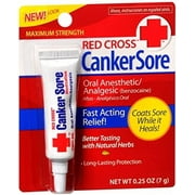 Red Cross Canker Sore Medication, 0.25 Oz