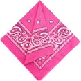thumbnail image 2 of ZEN 3 PCS 100% Cotton Bandana for Men & Women 22" x 22" Paisely Pattern Handkerchief Headband Scarf, 2 of 10
