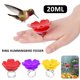 thumbnail image 1 of Alimentador de colibr铆 de 3 piezas, alimentadores de anillo de colibr铆 de flores para exteriores, 1 of 6