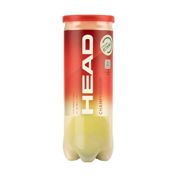 Pelotas para Tenis Head Championship de Bote con 3 piezas