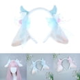 thumbnail image 4 of Diadema de Anime jinwen con orejas de oveja para Cosplay Azul, 4 of 6