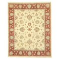 thumbnail image 1 of EORC OOAK-9092 8 x 10 ft. 1 Hand Knotted Wool Agra Traditional Oriental Rug, Ivory - Rectangle, 1 of 1